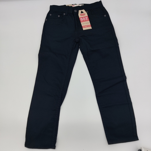 Boys Size 10 Black Levi's 502 Jeans - Picture 3 of 4